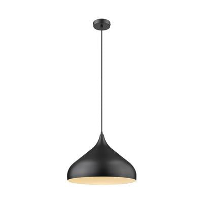 Domus Nova Metal Shade Interior Pendant Black / White 240V IP20 - 31433, 31434 -Domus Lighting