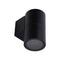 49252 Piper-1 Wall Round 240V 20W LED IP65 E27 PAR30 Exterior Wall Light Black 5000K Domus Lighting