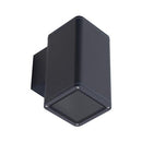 49263 Piper-1 Wall Square 240V 20W LED IP65 E27 PAR30 Exterior Wall Light Dark Grey No Lamp Domus Lighting