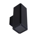 Domus Piper-2 Square Exterior Wall Lights 3000K 5000K Black 20W 240V IP65 - 49226, 49227, 49229 -  Domus Lighting