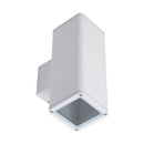 Domus Piper-2 Square Exterior Wall Lights 3000K 5000K White 20W 240V IP65 - 49238, 49239, 49241 -  Domus Lighting