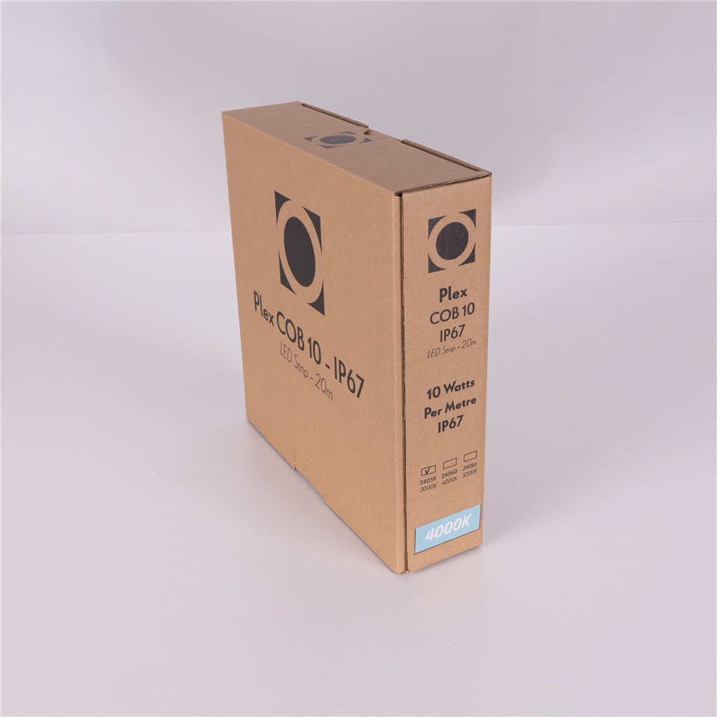 Domus PLEX-COB-10-IP67 LED Strip and Channels Tri - 10W 24V IP67 - 24059, 24060, 24061 -Domus Lighting