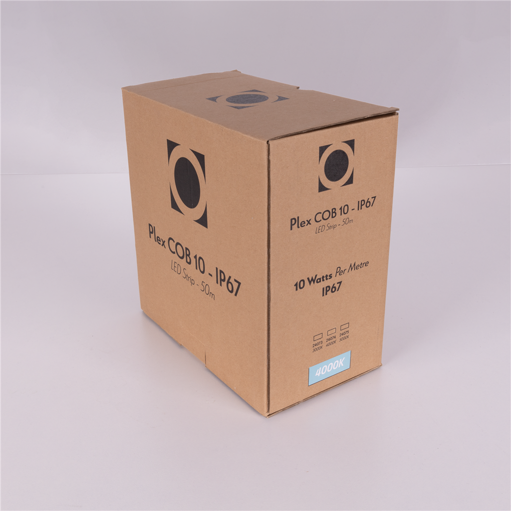 Domus PLEX-COB-10-IP67 50M LED Strip and Channels Tri - 10W 24V IP67 - 24073, 24074, 24075 - Domus Lighting