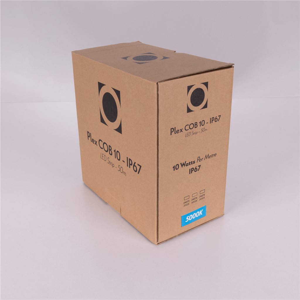 Domus PLEX-COB-10-IP67 50M LED Strip and Channels Tri - 10W 24V IP67 - 24073, 24074, 24075 - Domus Lighting