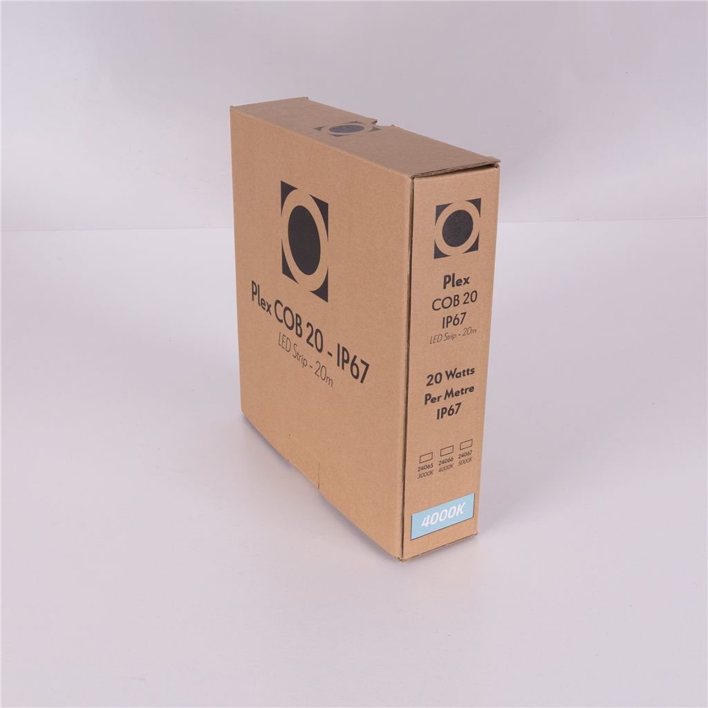 Domus PLEX-COB-20-IP67 20M LED Strip and Channels Tri - 20W 24V IP67 - 24065, 24066, 24067 - Domus Lighting