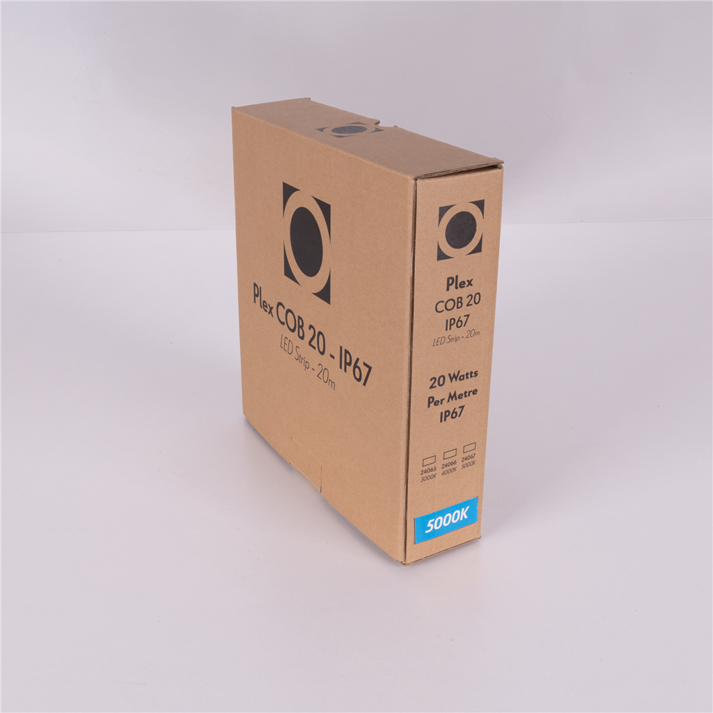 Domus PLEX-COB-20-IP67 20M LED Strip and Channels Tri - 20W 24V IP67 - 24065, 24066, 24067 - Domus Lighting