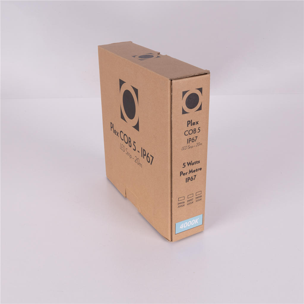 Domus PLEX-COB-5-IP67 20M LED Strip and Channels Tri - 5W 24V IP67 - 24056, 24057, 24058 - Domus Lighting