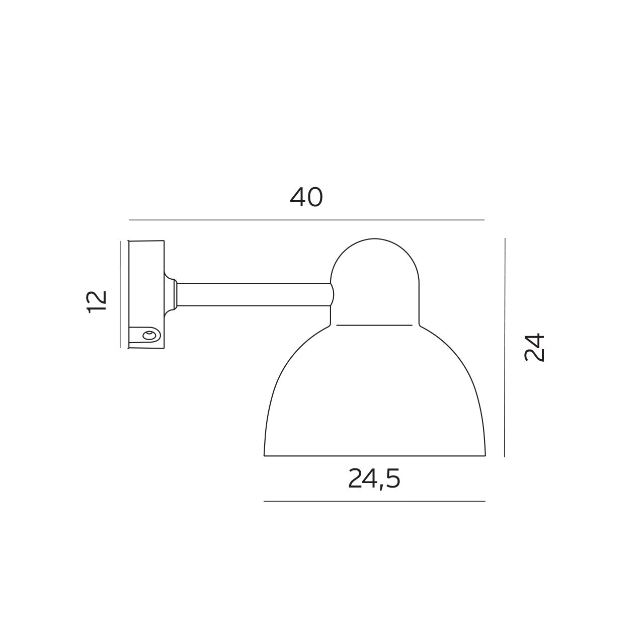 Norlys Koster Exterior Wall Lights Aluminium / Graphite IP54 - NLYS.724AL, NLYS.724GR- Norlys
