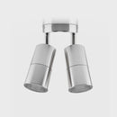 Havit Tivah Double Adjustable Pillar Exterior Wall Lights Tri - Titanium 2x3/5/7W / 2x5W 12V/240V IP65 - HV1385T-HV1387T