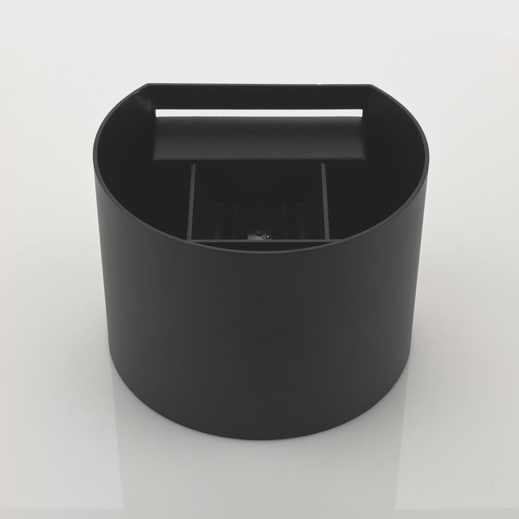 Havit Versa Round Up & Down Exterior Wall Lights Tri - Black 2x3W 12/240V IP65 - HV3658T-BLK-RND, HV3658T-BLK-RND-12V