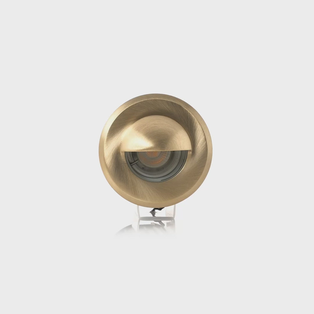 Havit Lokk with Eyelid Exterior Wall Lights 3000K 4000K Solid Brass 3W 12V IP65 - HV2899NW-BR