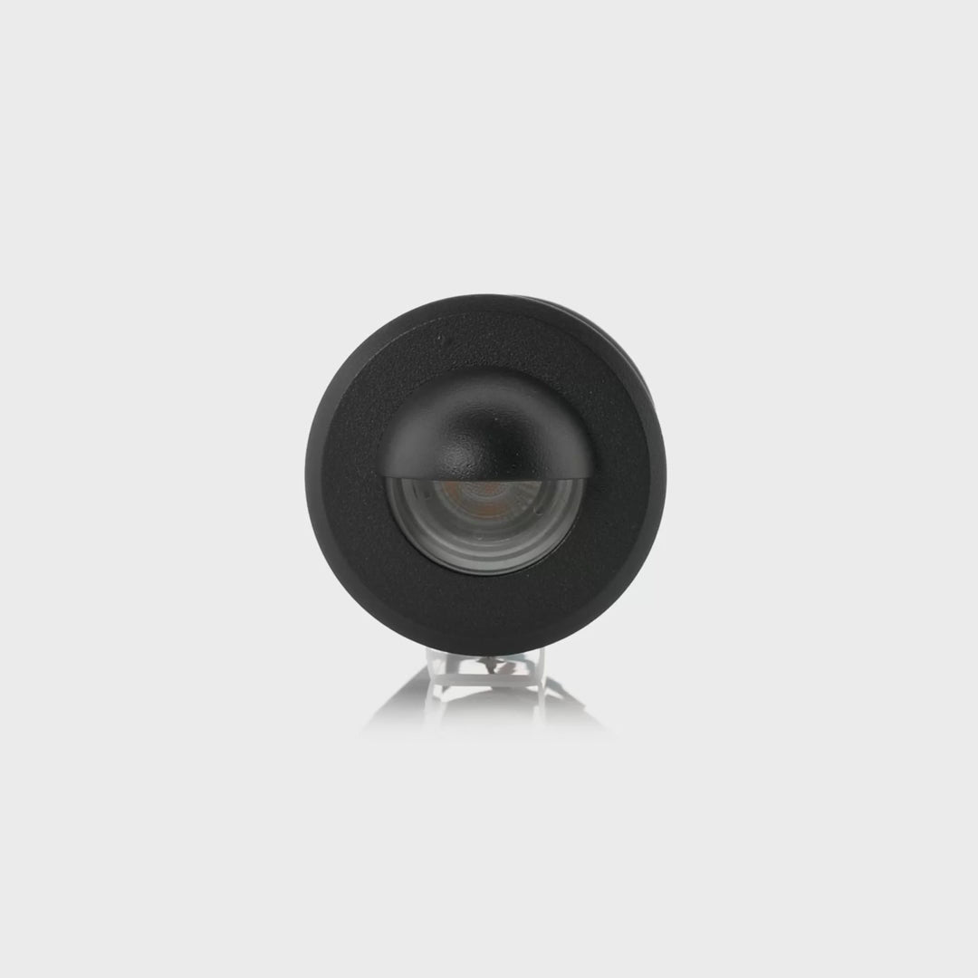 Havit Lokk with Eyelid Exterior Wall Lights 3000K 4000K Black 3W 12V IP65 - HV2899NW-BLK