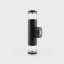 Havit Highlite Up & Down Pillar Exterior Wall Lights Tri - Black 2x5W 240V IP65 - HV1089T-BLK-240V