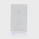 Havit Wifi Two Gang Wall Switch White 2x150W 240V IP20 - HV9110-2