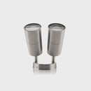 Havit Fortis Double Adjustable Pillar Exterior Wall Lights Tri - Stainless Steel 2x5W 240V IP54 - HV1372T
