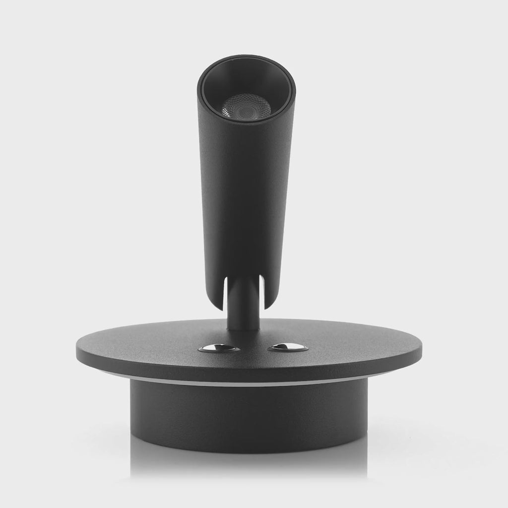 Havit Lesen with Back Light Single Adjustable Interior Wall Lights Tri - Black 2x3W 240V IP20 - HV3688T-BLK