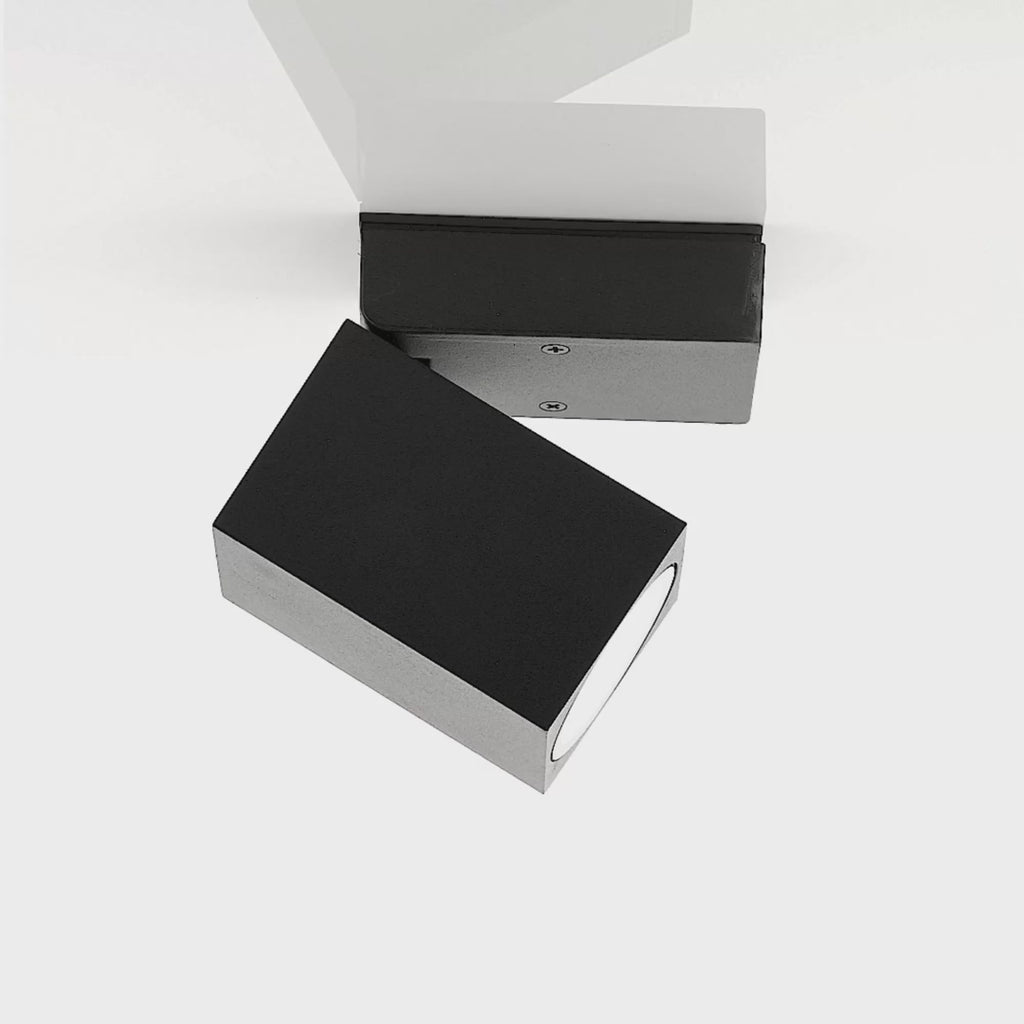 Havit Accord Single Adjustable Spot Exterior Wall Lights Tri - Black 5W 240V IP54 - HV3630T-BLK