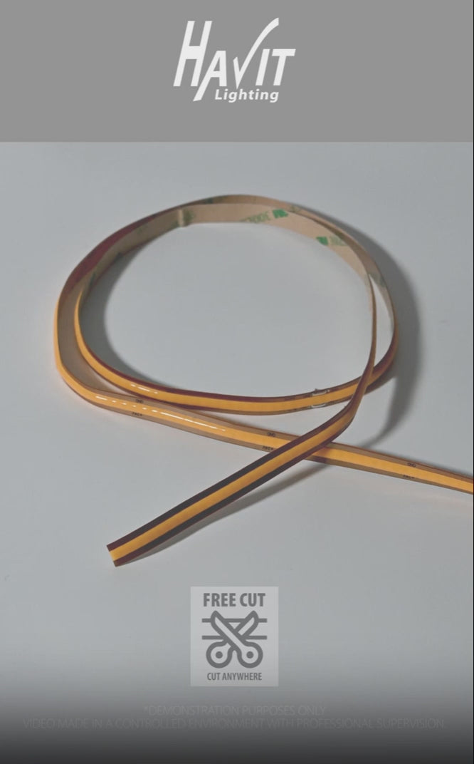 Havit Free Cut COB Dotless LED Strip 5500K 12W 24V IP20 - HV9761-IP20-528-5K, HV9761-IP20-528-5K-30M Sold per metre and 30 metre roll