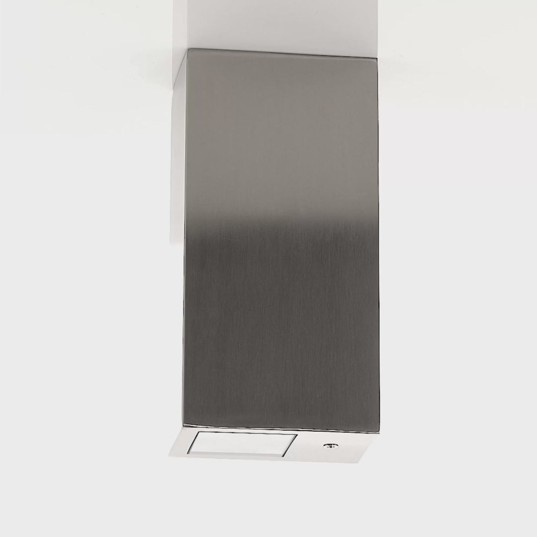 Havit Veldi Square Up & Down Exterior Wall Lights Tri - 316 Stainless Steel 2x5W 240V IP54 - HV3633T-SS316