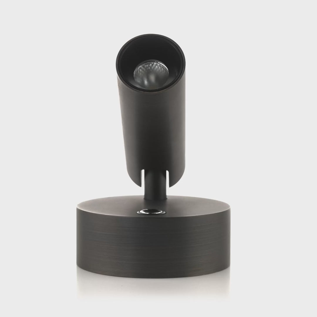 Havit Lesen Single Adjustable Interior Wall Light Tri - Antique Brass 5W 240V IP20 - HV3689T-AB