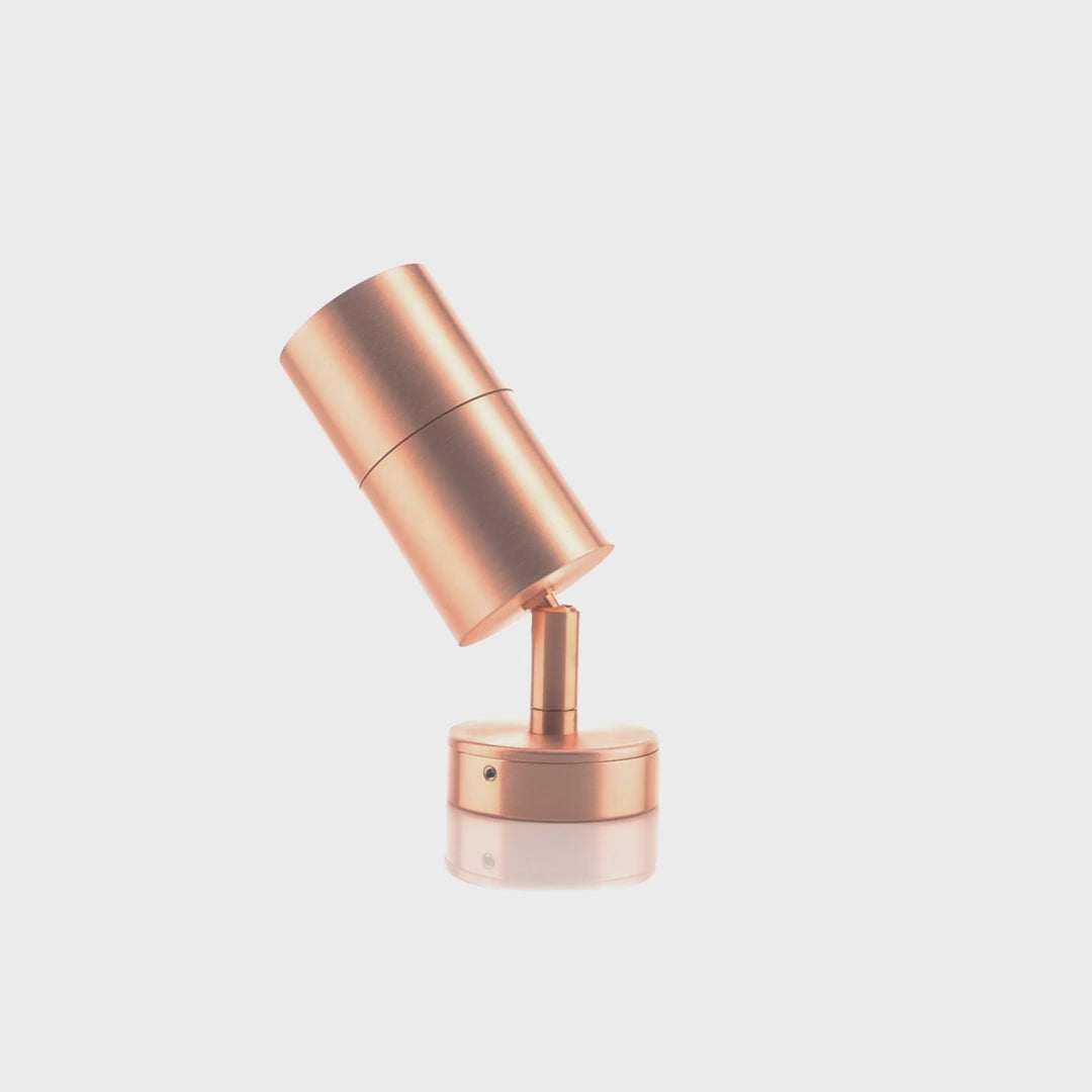 Havit Tivah Single Adjustable Pillar Exterior Wall Lights Tri - Solid Copper 3/5/7W 240V IP65 - HV1215T-HV1217T