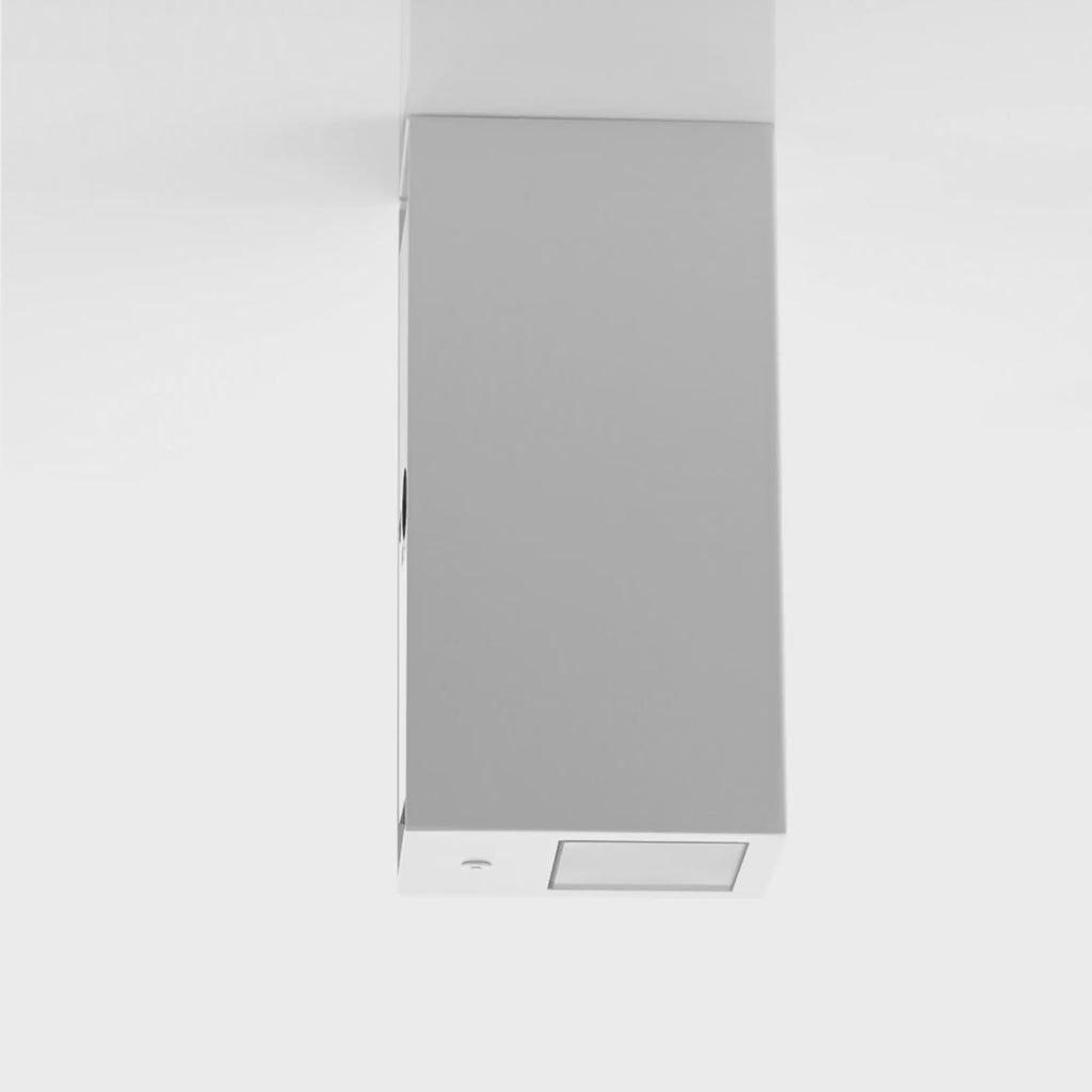 Havit Veldi Square Up & Down Exterior Wall Lights Tri - White 2x5W 240V IP54 - HV3633T-WHT