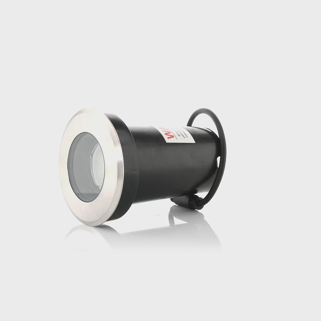 Havit Luta Round Adjustable Inground Light Garden Step and Up Lights Tri- 316 Stainless Steel 5W 12V IP67 - HV1825T