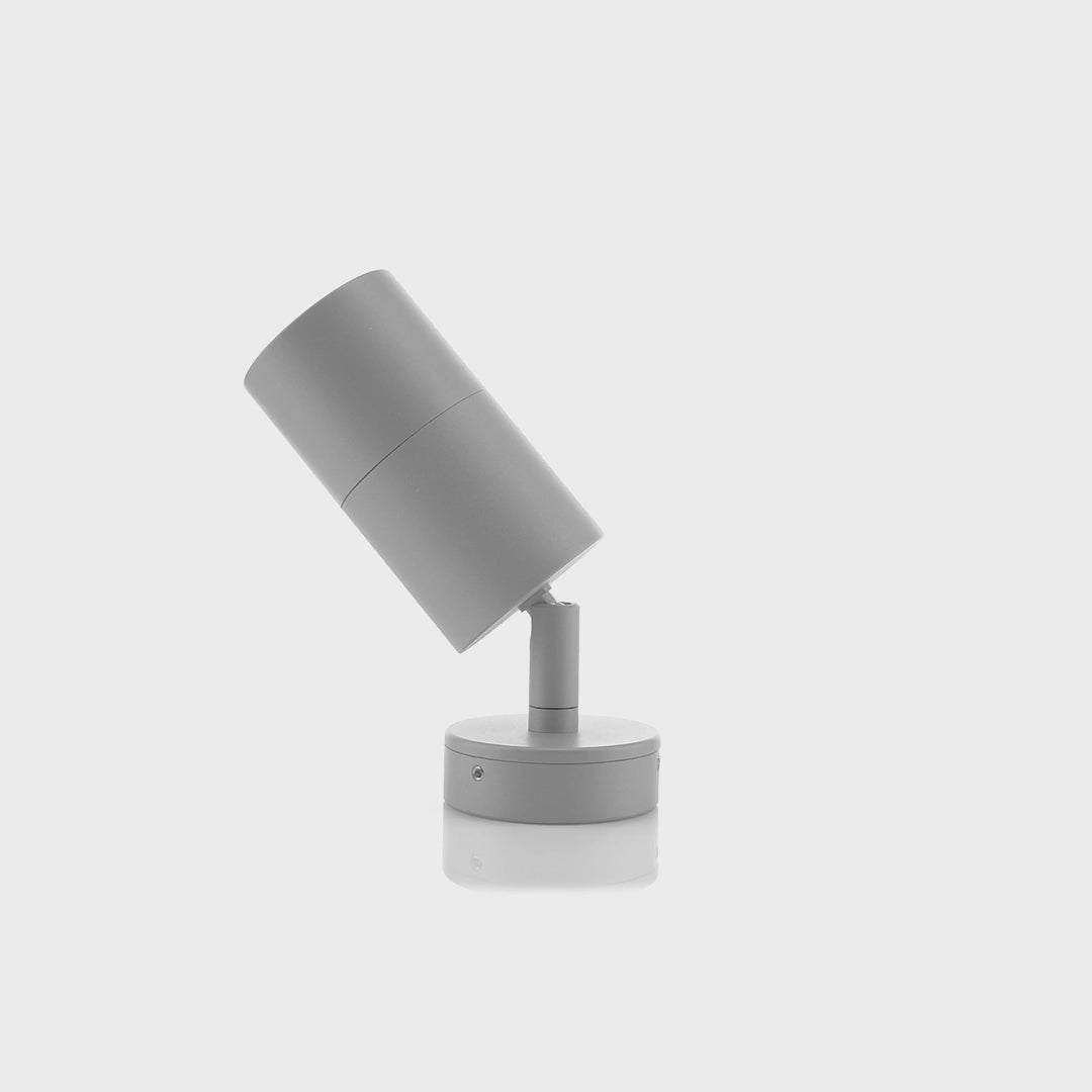 Havit Tivah Single Adjustable Pillar Exterior Wall Lights Tri - Silver 3/5/7W 240V IP65 - HV1245T-HV1247T