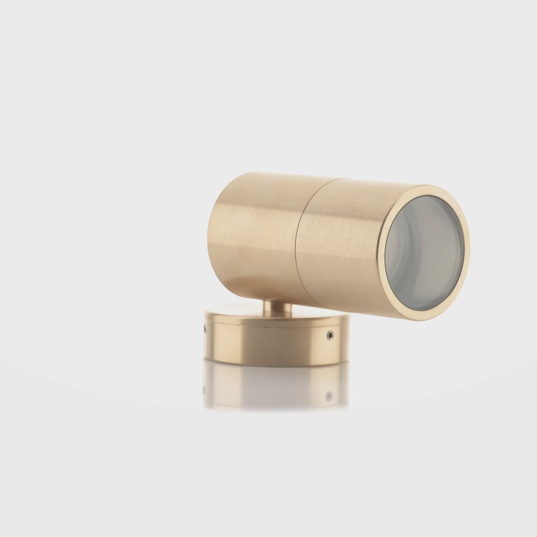 Havit Tivah Fixed Down Pillar Exterior Wall Lights Tri - Solid Brass 3/5/7W / 5W 12V/240V IP65 - HV1155T-HV1157T