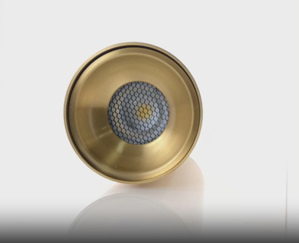 Havit Nella Surface Mounted LED Downlights 5CCT Brass 12W 12V/240V IP54- HV5842S-BR-EXT, HV5842S-BR-EXT-12V