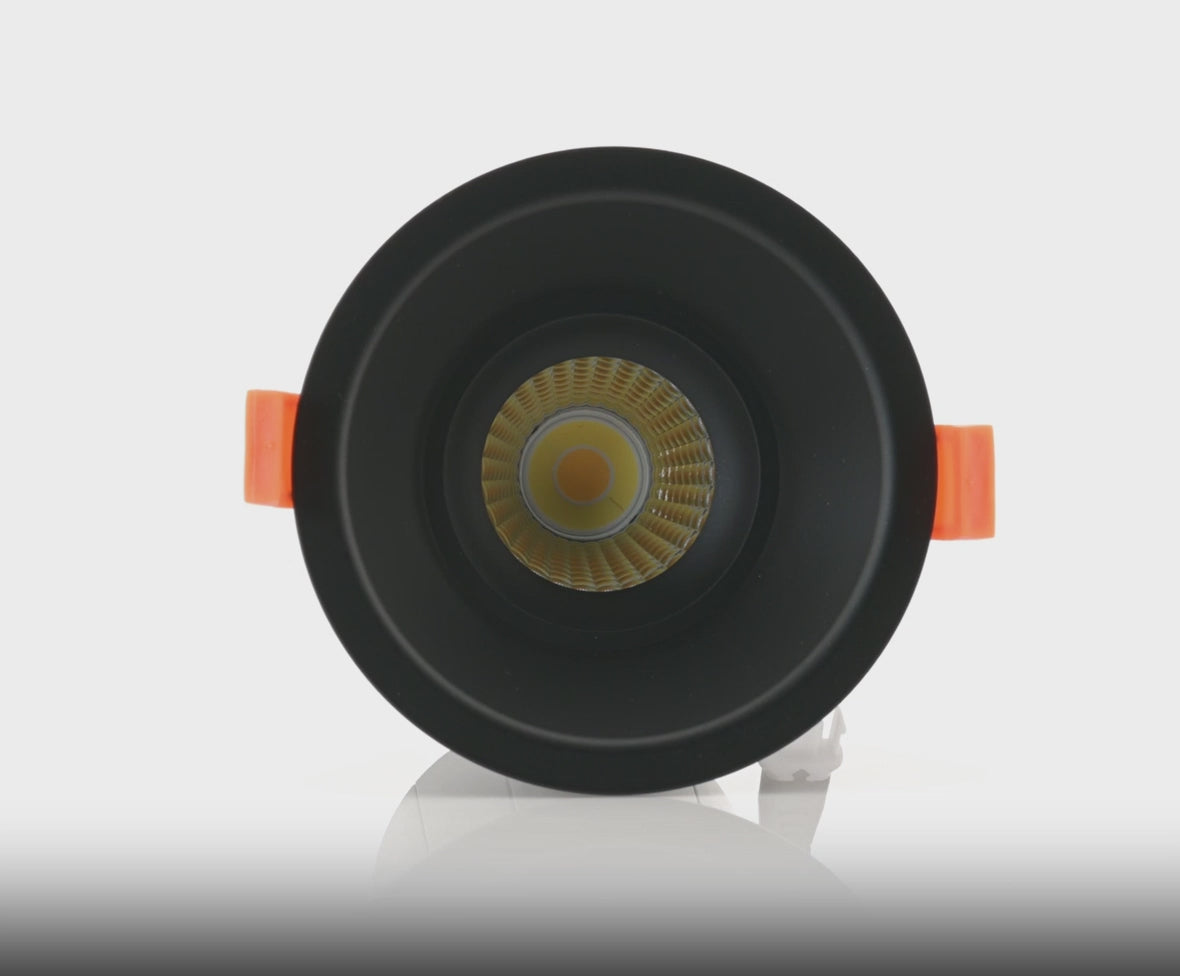 Havit Prime Fixed Deep LED Downlight Tri - Black 12W 240V IP54 - HV5514T-BLK