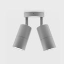 Havit Tivah Double Adjustable Pillar Exterior Wall Lights Tri - Silver 2x3/5/7W / 2x5W 12V/240V IP65 - HV1345T-HV1347T
