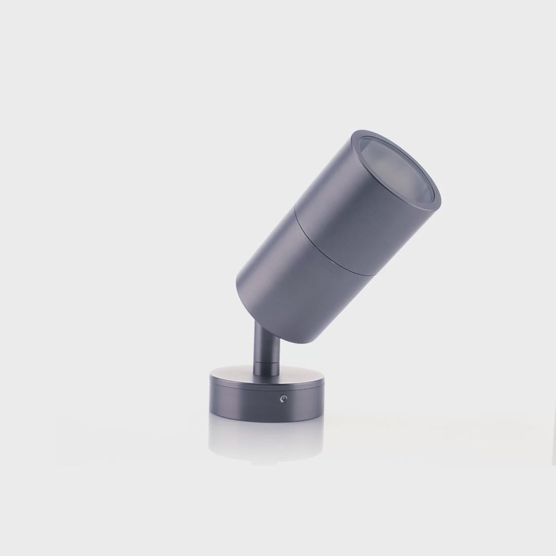 Havit Tivah Single Adjustable Pillar Exterior Wall Lights Tri - Graphite 3/5/7W 240V IP65 - HV1275T-HV1277T