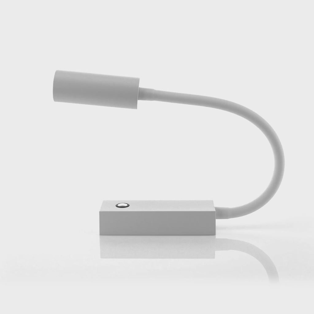 Havit Lesen with Flexible Arm Single Adjustable Wall Lights Tri- White 3W 240V IP20 - HV3687T-WHT