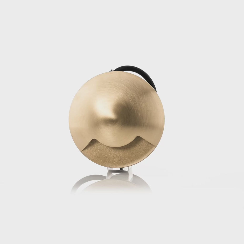 Havit Viale Single Driveway Garden Step and Up Lights Tri- Brass 5W 12V IP65 - HV19062T-BR