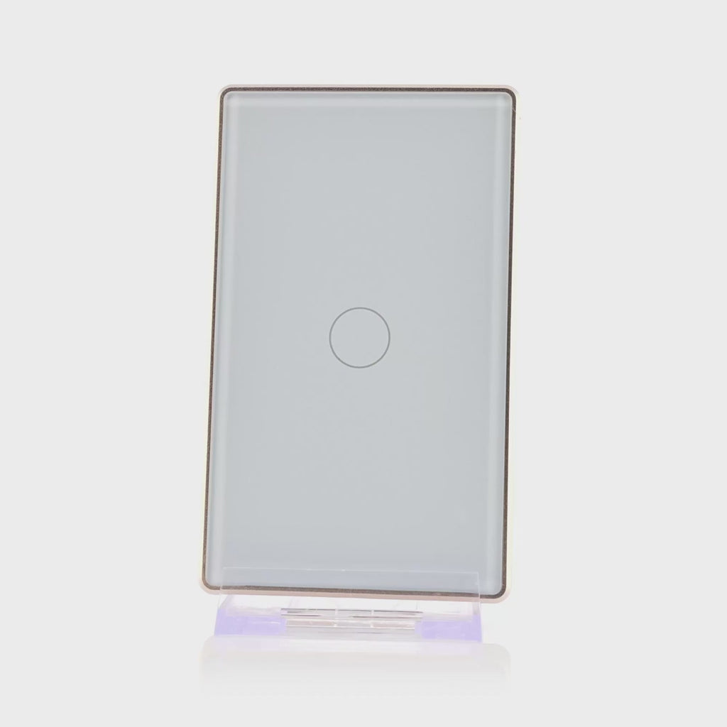 Havit Wifi Single Gang with Gold Trim Wall Switch Clipsal White 300W 240V IP20 - HV9120-1