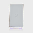 Havit Wifi Single Gang with Gold Trim Wall Switch Clipsal White 300W 240V IP20 - HV9120-1