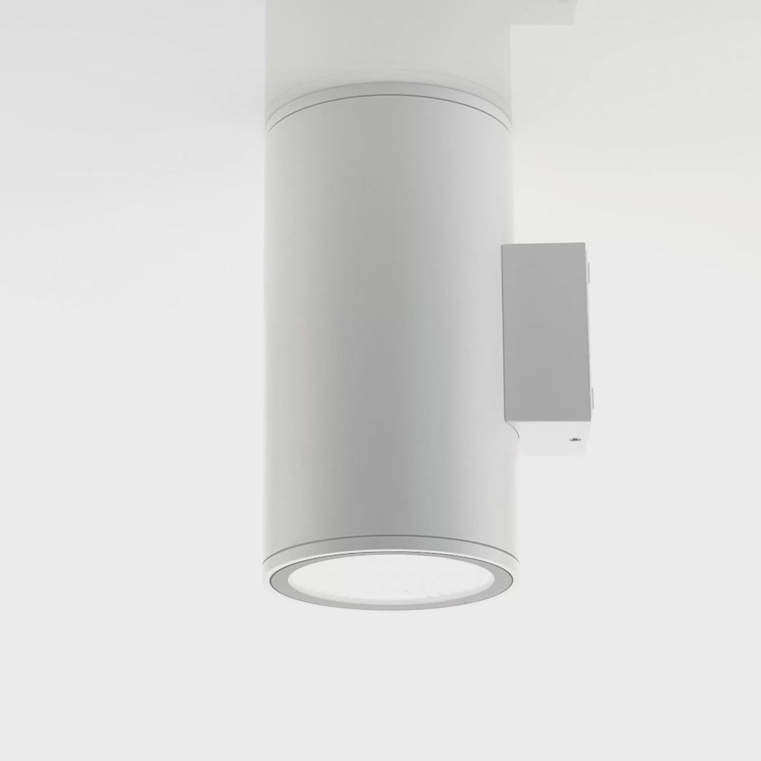 Havit Porter Large Up & Down Exterior Wall Lights Tri - White 2x15W 240V IP54 - HV3629T-WHT - Havit Lighting
