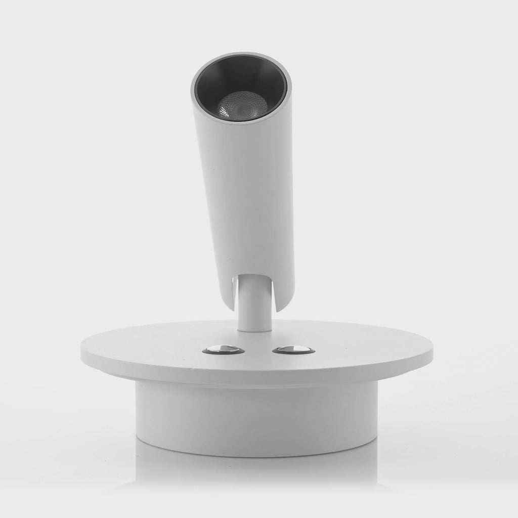 Havit Lesen Single Adjustable with Back Light Interior Wall Lights Tri - White 2x3W 240V IP20 - HV3688T-WHT