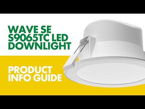 SAL WAVE SE S9065TC/MS LED Downlights Tri - White 9W 240V IP44 - S9065TC/MS