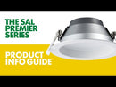 SAL Premier S9075TC DP LED Downlight Tri - White 30W 240V IP64 - S9075TC/WH/DP - SAL Lighting
