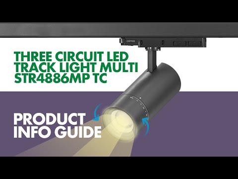 SAL STR4886MPTC Multi LED Track Light Tri- White/ Black 30/40W 240V IP20- STR4886MP30TC, STR4886MP30TC