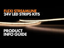 SAL Flexi Streamline 2m LED Strip Kit Tri - Clear 6W 240V - FLBP24V2M - SAL Lighting
