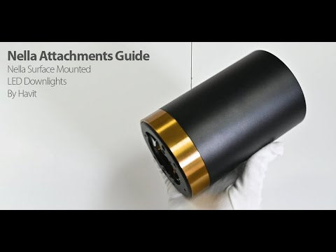 Havit Gold Ring Accessories to Suit HV5802 | HV5812 | HV5841 Surface Mount Downlights - HV58100-GR