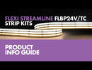 SAL FLEXI STREAMLINE Selectable LED Strip Kits Tri - 15W/ 35W/ 60W 240V IP44 - FLBP24V 2/5/10 metre roll