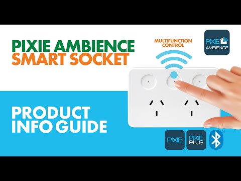 SAL PIXIE AMBIENCE GPO SMART SOCKET Clipsal White / Grey / Black 2400W 240V IP20 - SPO23- SAL Lighting