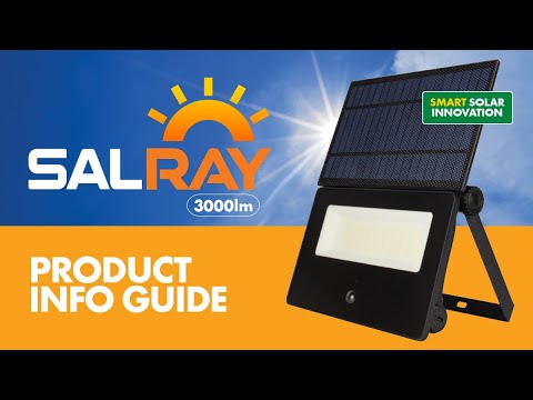 SAL SALRAY 3000 LED Flood Lights 6500K Black 17.5W 240V IP65- SSIF3000