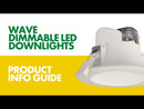 SAL WAVE S9064TC LED Downlight Tri - White 7W 240V - S9064TC WH - SAL Lighting