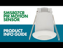 SAL PIR Sensors White 700W 240V IP20 - SMS807CR - SAL Lighting