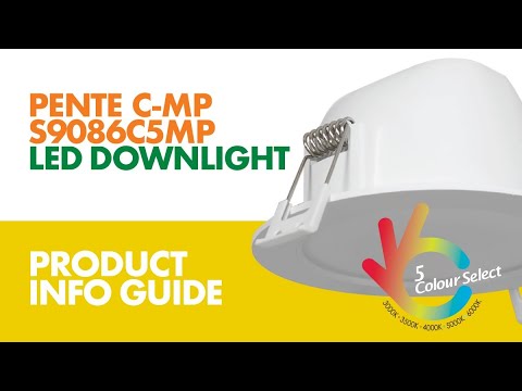 SAL PENTE LED Downlights Tri- White 10W 240V IP44- S9086C5MP 